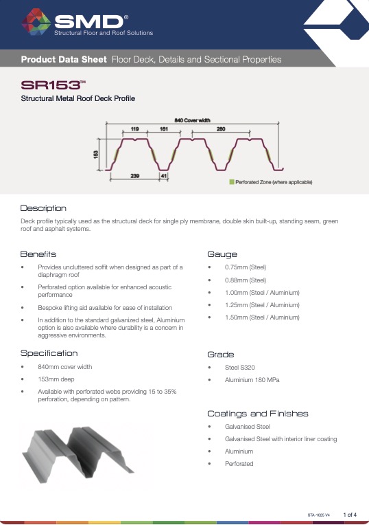 SR153 Data Sheet